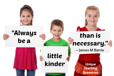 Always be a little kinder than is necessary.  James M. Barrie Quote