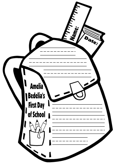 amelia bedelia coloring pages