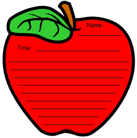 apple writing paper