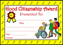 Good Citizenship Awards and Certificates