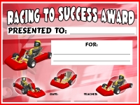 Racing To Success Student Awards and Certificates