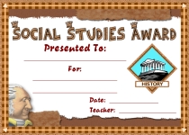 Social Studies Awards and Certificates