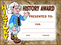 Social Studies History Awards and Certificates