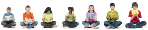 Elementary Students Reading