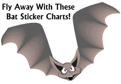 Halloween Teaching Resources Bat Sticker Charts