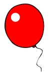 Red Birthday Balloon