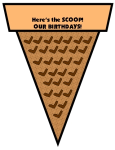 Birthday Ice Cream Cone