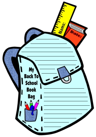 Book Bag Templates Fun Back to School Printable Worksheets