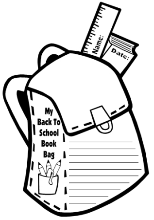 Book Bag and Back Pack Fun Student Creative Writing Projects