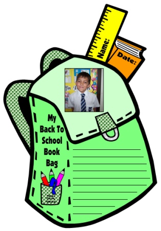 Fun Elementary Student Book Bag and Back Pack Creative Writing Projects
