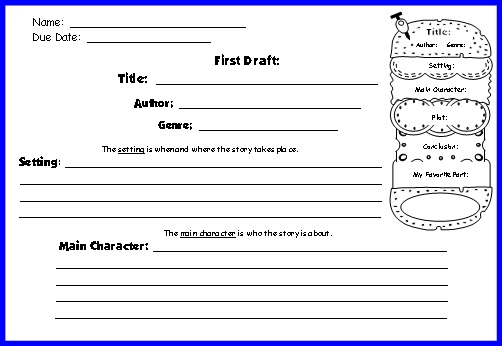 Book Report Forms - Reading - Subjects - Teaching