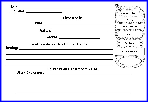 Free book report organizer