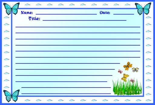 Butterfly Printable Worksheets for Spring Themes