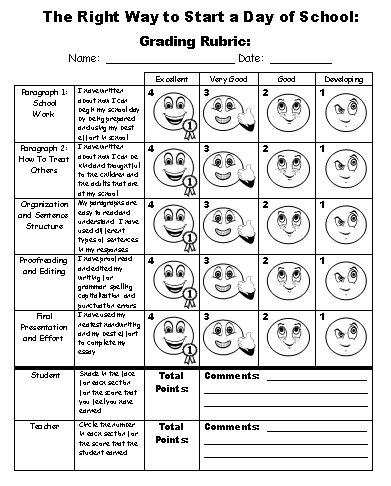 Byrd Baylor Grading Rubric The Way to Start A Day Creative Writing Lesson Plans