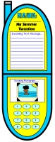 My Summer Vacation Fun Cell Phone Templates