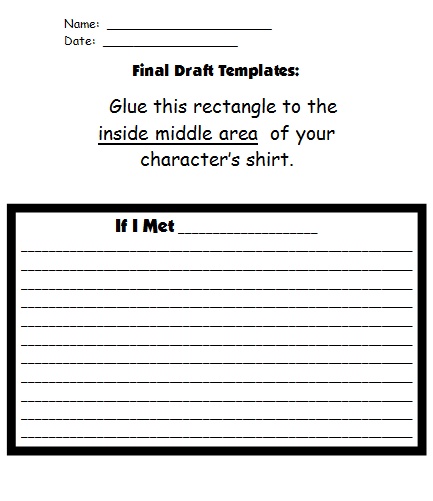 5th grade book report template pdf