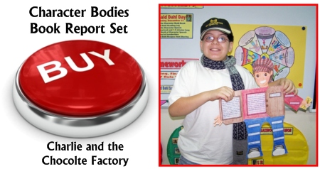 Buy Charlie and the Chocolate Factory Main Character Body Book Report Projects Now