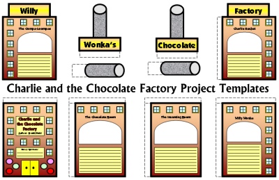 Charlie and the Chocolate Factory Fun Group Book Report Project Templates Roald Dahl