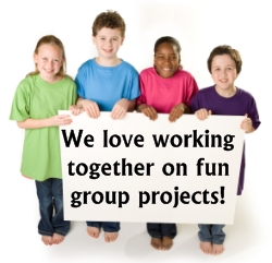 Elementary School Students Fun Group Projects