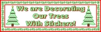 Christmas Tree Sticker and Incentive Chart