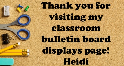 Classroom and Bulletin Board Display Ideas From Unique Teaching Resources