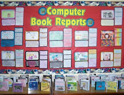 Computer Shaped Book Report Projects and Templates