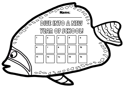 Free Dive Into Learning Fish Shaped Incentive Charts