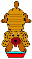 Dog Animal Shape Book Report Projects and Writing Templates