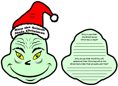 Dr. Seuss How the Grinch Stole Christmas Lesson Plans and Project Templates