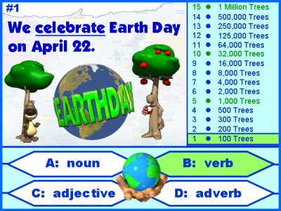 Earth Day English Grammar Powerpoint Lesson Plans