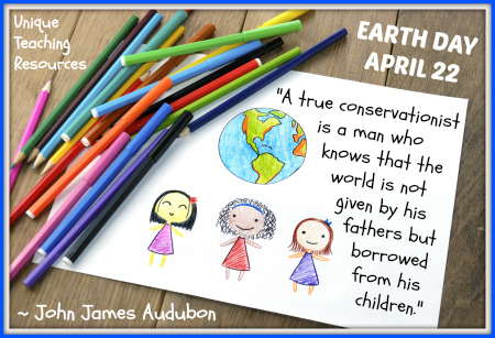 Earth Day John James Audubon Environmental Quote