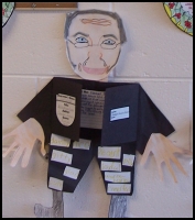 Ebenezer Scrooge Character Body Book Report Project