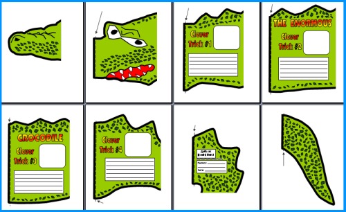 The Enormous Crocodile Lesson Plans: Olive Green Templates