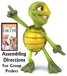 Esio Trot Directions and Lesson Plans for Teachers to Assemble Group Projects