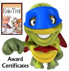 Esio Trot Lesson Plans and Award Certificates for Elementary Students