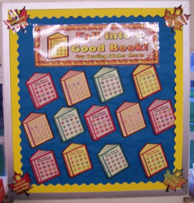 Fall Sticker Chart Bulletin Board Display