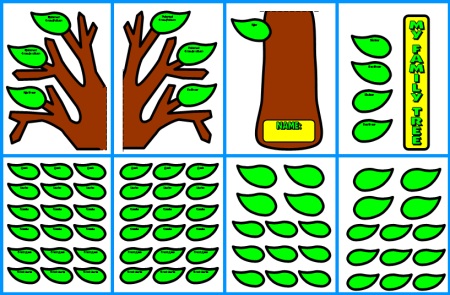 School Family Tree Project Template