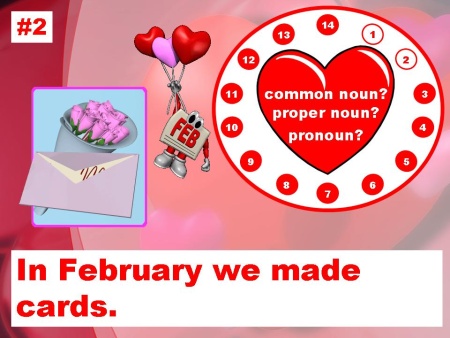 Valentine's Day Nouns and Grammar Powerpoint Lesson Activity