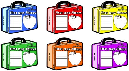 Julie Danneberg Back to School First Day Jitters Lesson Writing Templates