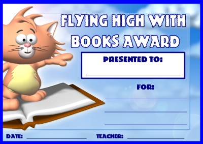Books Read  Free on Free Reading Award Certificate June