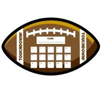 Football Sports Theme Incentive and Sticker Charts