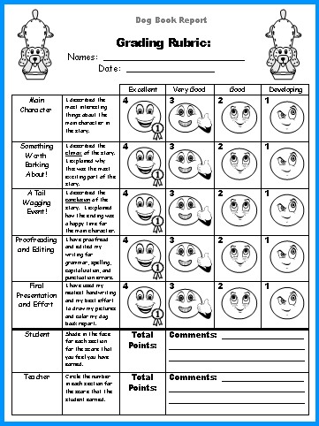 Rubric for movie poster book report