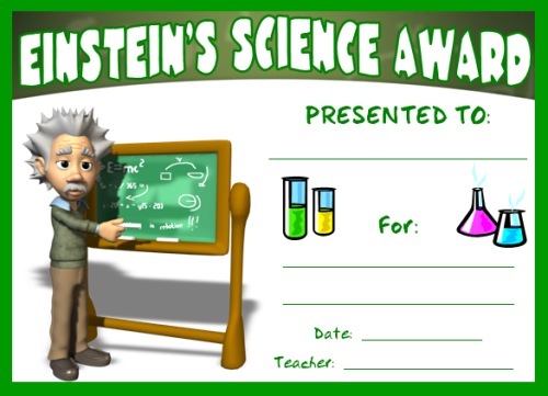 science-award-certificates