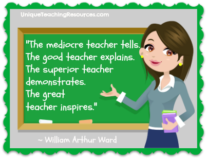 Great Teachers Inspire - Famous Quotes About Teaching