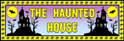Halloween Creative Writing Activities The Haunted House Banner