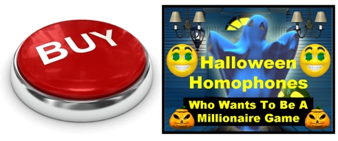 Halloween Powerpoint Lesson Plans Presentation Homophones and Parts of Speech