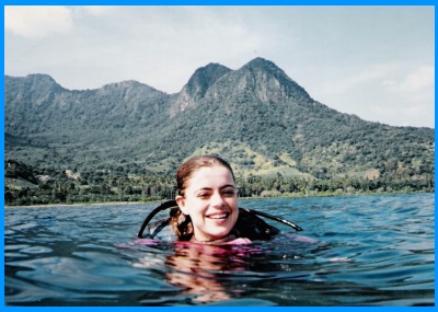 Heidi McDonald Diving in Bali, Indonesia
