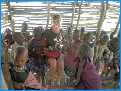 Heidi McDonald Teacher Visit to Masai School Tanzania