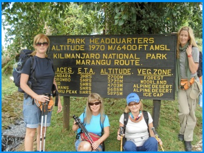 Heidi McDonald and Friends Mt. Kilimanjaro Hike