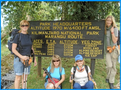 Heidi McDonald and Friends Mt. Kilimanjaro Hike